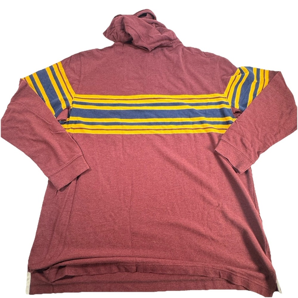 Daniel Cremieux NWT Y2K VTG 100% Cotton Striped Long Sleeve Hooded XL - Picture 6 of 7